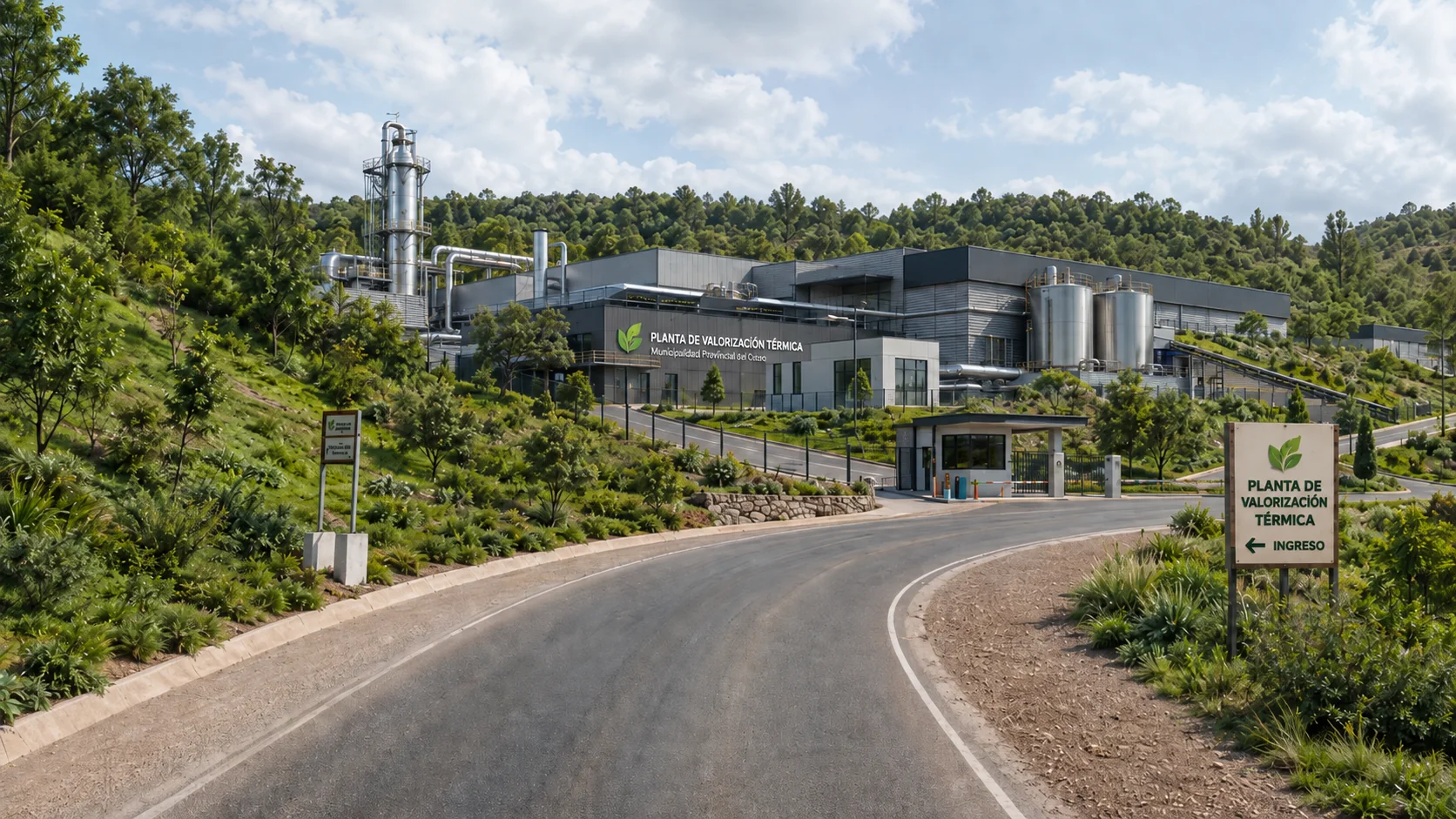 Propuesta de planta de valorización térmica de residuos sólidos