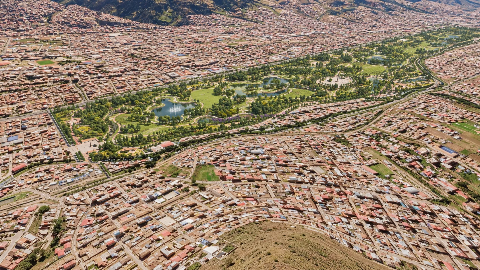 Visión de un gran parque metropolitano integrado a la ciudad