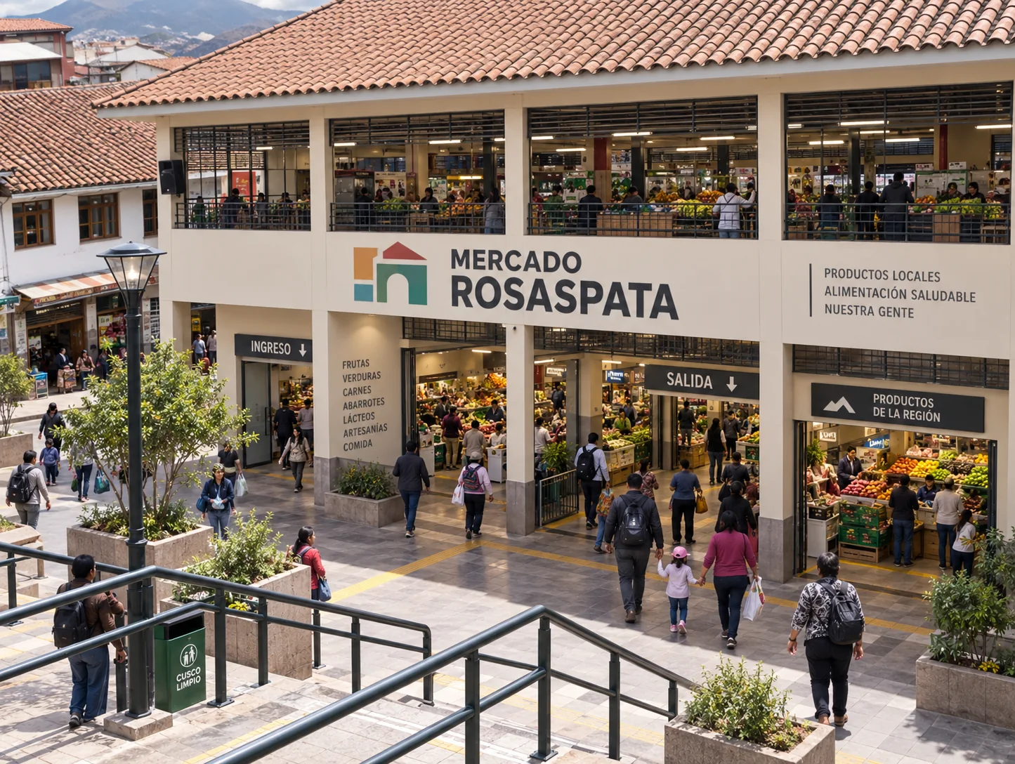 Mercado Rosaspata modernizado